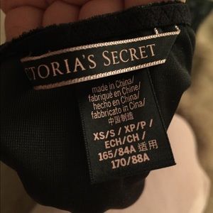 Black VS velvet bodysuit